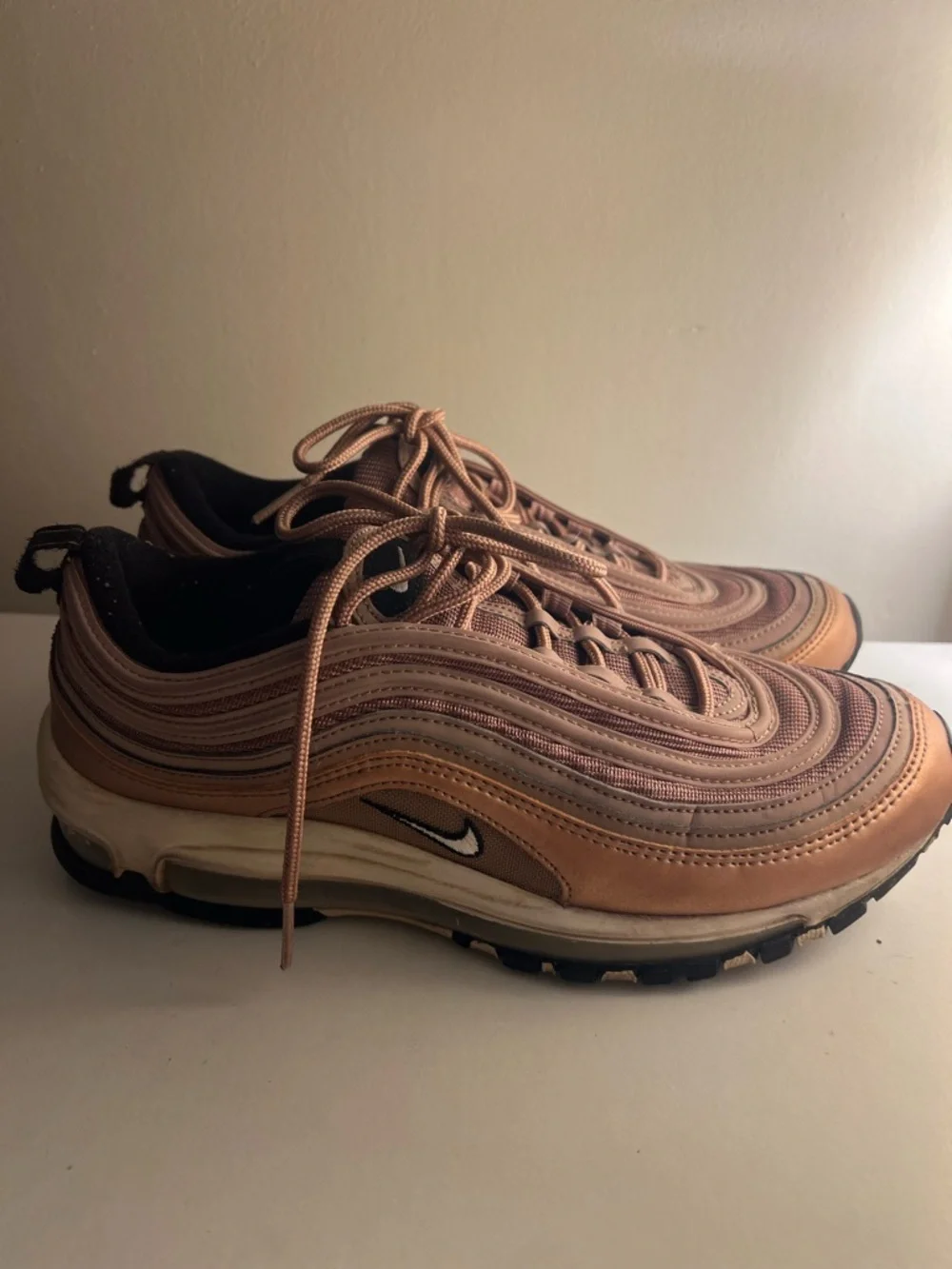 Nike Men’s Air Max 97 Sneakers in Copper/Tan